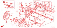 ACHTER REM (DISQUE) voor Honda JAZZ 1.4 LS 5 deuren 5-versnellings handgeschakelde versnellingsbak 2012