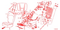 ACHTER ZITTING/VEILIGHEIDSGORDEL (D.) (1) voor Honda JAZZ 1.4 LS 5 deuren 5-versnellings handgeschakelde versnellingsbak 2012