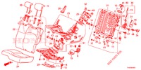 ACHTER ZITTING/VEILIGHEIDSGORDEL (G.) (1) voor Honda JAZZ 1.4 LS 5 deuren 5-versnellings handgeschakelde versnellingsbak 2012