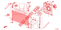 AIRCONDITIONER (CONDENSATEUR) voor Honda JAZZ 1.4 LS 5 deuren 5-versnellings handgeschakelde versnellingsbak 2012