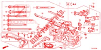 BEDRADINGSBUNDEL(1)  voor Honda JAZZ 1.4 LS 5 deuren 5-versnellings handgeschakelde versnellingsbak 2012