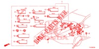 BEDRADINGSBUNDEL (LH) (3) voor Honda JAZZ 1.4 LS 5 deuren 5-versnellings handgeschakelde versnellingsbak 2012