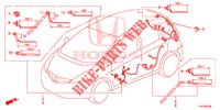 BEDRADINGSBUNDEL (LH) (5) voor Honda JAZZ 1.4 LS 5 deuren 5-versnellings handgeschakelde versnellingsbak 2012
