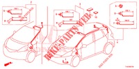 BEDRADINGSBUNDEL (LH) (6) voor Honda JAZZ 1.4 LS 5 deuren 5-versnellings handgeschakelde versnellingsbak 2012