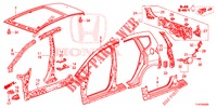 BUITEN PANELEN/ACHTER PANEEL  voor Honda JAZZ 1.4 LS 5 deuren 5-versnellings handgeschakelde versnellingsbak 2012