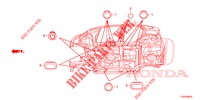 DOORVOERTULLE (INFERIEUR) voor Honda JAZZ 1.4 LS 5 deuren 5-versnellings handgeschakelde versnellingsbak 2012
