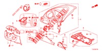 INSTRUMENTEN AFWERKING (COTE DE CONDUCTEUR) (LH) voor Honda JAZZ 1.4 LS 5 deuren 5-versnellings handgeschakelde versnellingsbak 2012