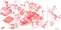 LUCHTFILTER (1) voor Honda JAZZ 1.4 LS 5 deuren 5-versnellings handgeschakelde versnellingsbak 2012