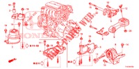 MOTOR BEVESTIGING (MT) voor Honda JAZZ 1.4 LS 5 deuren 5-versnellings handgeschakelde versnellingsbak 2012