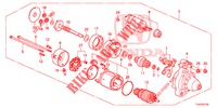 STARMOTOR COMPONENT (DENSO) voor Honda JAZZ 1.4 LS 5 deuren 5-versnellings handgeschakelde versnellingsbak 2012