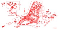 V. ZITTING COMPONENTEN (D.) (2) voor Honda JAZZ 1.4 LS 5 deuren 5-versnellings handgeschakelde versnellingsbak 2012