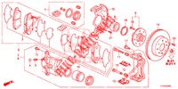 VOOR REM  voor Honda JAZZ 1.4 LS 5 deuren 5-versnellings handgeschakelde versnellingsbak 2012