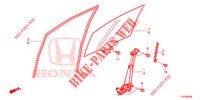VOORPORTIER GLAS/PORTIER REGULATOR  voor Honda JAZZ 1.4 LS 5 deuren 5-versnellings handgeschakelde versnellingsbak 2012