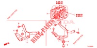 VSA MODULATOR(RH)('00 )  voor Honda JAZZ 1.4 LS 5 deuren 5-versnellings handgeschakelde versnellingsbak 2012