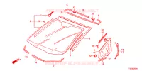 VOOR RUIT/ ACHTER RUIT  voor Honda JAZZ LS 5 deuren CVT versnellingsbak 2012