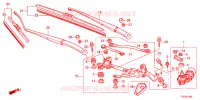 VOOR RUITESPROEIER (LH) voor Honda JAZZ LS 5 deuren CVT versnellingsbak 2012