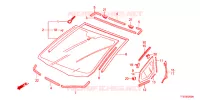 VOOR RUIT/ ACHTER RUIT  voor Honda JAZZ LSH 5 deuren CVT versnellingsbak 2012