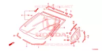 VOOR RUIT/ ACHTER RUIT  voor Honda JAZZ LSP 5 deuren CVT versnellingsbak 2013