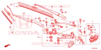 VOOR RUITESPROEIER (LH) voor Honda JAZZ LSP 5 deuren CVT versnellingsbak 2013