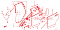 ACHTER PORTIER PANEEL(4DE)  voor Honda JAZZ 1.4 LUXURY 5 deuren 5-versnellings handgeschakelde versnellingsbak 2014