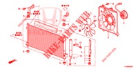 AIRCONDITIONER (CONDENSATEUR) voor Honda JAZZ 1.4 LUXURY 5 deuren 5-versnellings handgeschakelde versnellingsbak 2014