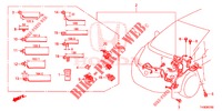 BEDRADINGSBUNDEL (LH) (2) voor Honda JAZZ 1.4 LUXURY 5 deuren 5-versnellings handgeschakelde versnellingsbak 2014