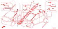 BEDRADINGSBUNDEL (LH) (6) voor Honda JAZZ 1.4 LUXURY 5 deuren 5-versnellings handgeschakelde versnellingsbak 2014