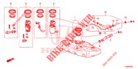 BRANDSTOF TANK  voor Honda JAZZ 1.4 LUXURY 5 deuren 5-versnellings handgeschakelde versnellingsbak 2014