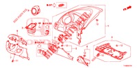 INSTRUMENTEN AFWERKING (COTE DE CONDUCTEUR) (LH) voor Honda JAZZ 1.4 LUXURY 5 deuren 5-versnellings handgeschakelde versnellingsbak 2014