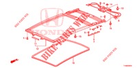 KOPLAMP AFWERKING/ZONNEKLEP/SCHUIFGLAS  voor Honda JAZZ 1.4 LUXURY 5 deuren 5-versnellings handgeschakelde versnellingsbak 2014