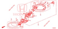 MISTLAMP (1) voor Honda JAZZ 1.4 LUXURY 5 deuren 5-versnellings handgeschakelde versnellingsbak 2014