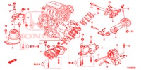 MOTOR BEVESTIGING (MT) voor Honda JAZZ 1.4 LUXURY 5 deuren 5-versnellings handgeschakelde versnellingsbak 2014