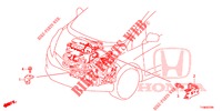 MOTOR DRAAD BUNDEL STANG(1.7L)(RH)  voor Honda JAZZ 1.4 LUXURY 5 deuren 5-versnellings handgeschakelde versnellingsbak 2014