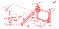RADIATOR SLANG/RESERVETANK  voor Honda JAZZ 1.4 LUXURY 5 deuren 5-versnellings handgeschakelde versnellingsbak 2014