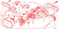 SPIEGEL/ZONNEKLEP (VIRAGE AUTOMATIQUE) voor Honda JAZZ 1.4 LUXURY 5 deuren 5-versnellings handgeschakelde versnellingsbak 2014