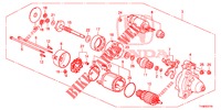 STARTMOTOR (DENSO) (1) voor Honda JAZZ 1.4 LUXURY 5 deuren 5-versnellings handgeschakelde versnellingsbak 2014