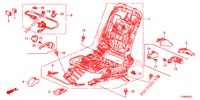 V. ZITTING COMPONENTEN (D.) (2) voor Honda JAZZ 1.4 LUXURY 5 deuren 5-versnellings handgeschakelde versnellingsbak 2014