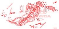 VLOERMAT/ISOLATOR  voor Honda JAZZ 1.4 LUXURY 5 deuren 5-versnellings handgeschakelde versnellingsbak 2014