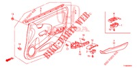 VOOR PORTIER VOERING (LH) voor Honda JAZZ 1.4 LUXURY 5 deuren 5-versnellings handgeschakelde versnellingsbak 2014