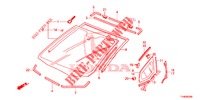 VOOR RUIT/ ACHTER RUIT  voor Honda JAZZ 1.4 LUXURY 5 deuren 5-versnellings handgeschakelde versnellingsbak 2014