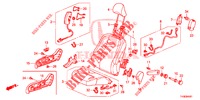 VOOR ZITTING/VEILIGHEIDSRIEMEN (D.) (1) voor Honda JAZZ 1.4 LUXURY 5 deuren 5-versnellings handgeschakelde versnellingsbak 2014