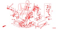 VOOR ZITTING/VEILIGHEIDSRIEMEN (G.) (1) voor Honda JAZZ 1.4 LUXURY 5 deuren 5-versnellings handgeschakelde versnellingsbak 2014