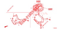 VSA MODULATOR(RH)('00 )  voor Honda JAZZ 1.4 LUXURY 5 deuren 5-versnellings handgeschakelde versnellingsbak 2014