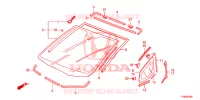 VOOR RUIT/ ACHTER RUIT  voor Honda JAZZ LSH 5 deuren 5-versnellings handgeschakelde versnellingsbak 2014