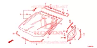 VOOR RUIT/ ACHTER RUIT  voor Honda JAZZ LSH 5 deuren CVT versnellingsbak 2014