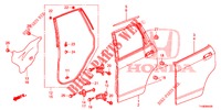 ACHTER PORTIER PANEEL(4DE)  voor Honda JAZZ 1.4 LSPH 5 deuren 5-versnellings handgeschakelde versnellingsbak 2014