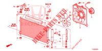 AIRCONDITIONER (CONDENSATEUR) voor Honda JAZZ 1.4 LSPH 5 deuren 5-versnellings handgeschakelde versnellingsbak 2014
