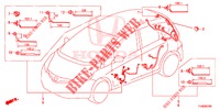 BEDRADINGSBUNDEL (LH) (5) voor Honda JAZZ 1.4 LSPH 5 deuren 5-versnellings handgeschakelde versnellingsbak 2014