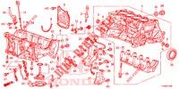 CILINDERBLOK/OLIEPAN (1.2L/1.3L/1.4L) voor Honda JAZZ 1.4 LSPH 5 deuren 5-versnellings handgeschakelde versnellingsbak 2014