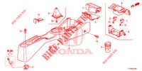 MIDDEN CONSOLE  voor Honda JAZZ 1.4 LSPH 5 deuren 5-versnellings handgeschakelde versnellingsbak 2014